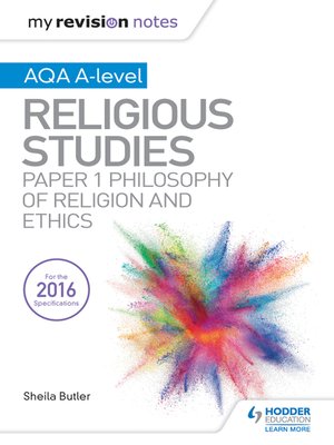 cover image of My Revision Notes AQA A-level Religious Studies